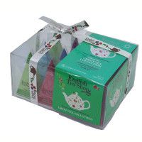 Teegeschenk mit Schleife, Grüner Tee Kollektion